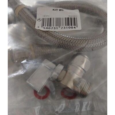 SOMATHERM FOR YOU - Kit de raccordement WC, Nickel, Modèle E173 SOMATHERM FOR YOU - Kit de raccordement WC, Nickel, Modèle E173