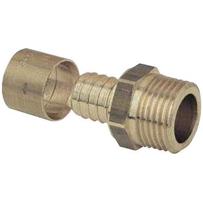 Ayor 2303-12-12 accesorios de plomería - Latón, Ø12, Fácil de Instalar Ayor 2303-12-12 accesorios de plomería - Latón, Ø12, Fácil de Instalar