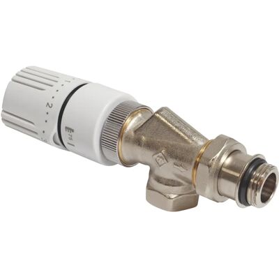Ayor Thermostatische Invers L-kraan - Radiatoraansluiting Ayor Thermostatische Invers L-kraan - Radiatoraansluiting