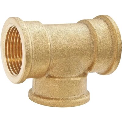 SOMATHERM FOR YOU - Messing T-Connector Triple 26/34 - Buigrubber SOMATHERM FOR YOU - Messing T-Connector Triple 26/34 - Buigrubber