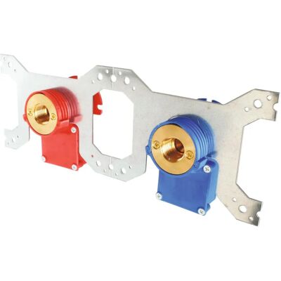Kit de raccordement double pour tube multicouche 20mm - Ayor - Publicité Kit de raccordement double pour tube multicouche 20mm - Ayor - Publicité