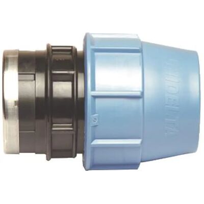 Ayor Plastic Pipe Fitting 40/49 - PE 50 - Female Straight Connector Ayor Plastic Pipe Fitting 40/49 - PE 50 - Female Straight Connector