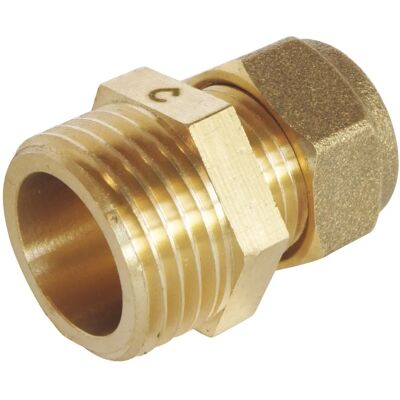 Somatherm for you - Raccord à compression en laiton pour tube en cuivre 12mm - Modèle 15/21 - Raccord de tuyau - Publicité Somatherm for you - Raccord à compression en laiton pour tube en cuivre 12mm - Modèle 15/21 - Raccord de tuyau - Publicité