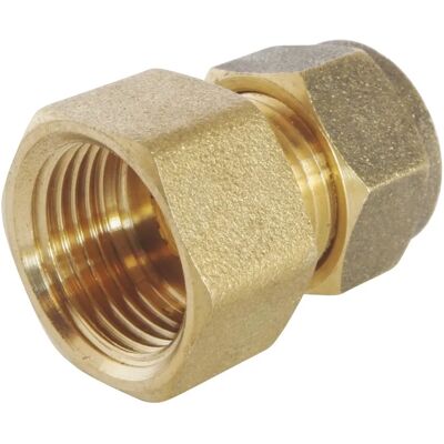Somatherm for you Raccord en laiton à compression - Tube cuivre 10mm - Femelle - Publicité Somatherm for you Raccord en laiton à compression - Tube cuivre 10mm - Femelle - Publicité