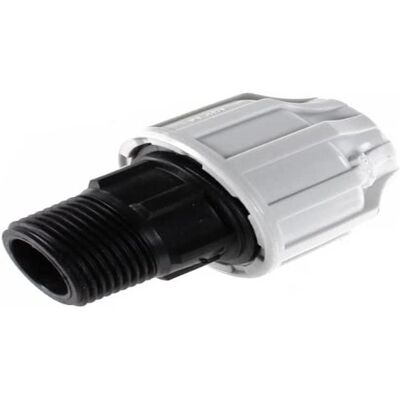 Raccord de tuyau Somatherm M40/49 - 16 bars, 80°C, PE 50mm Raccord de tuyau Somatherm M40/49 - 16 bars, 80°C, PE 50mm