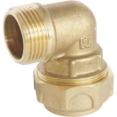 Złączka PE Mosiężna Somatherm - Kąt Męski 20/27 - 25mm Złączka PE Mosiężna Somatherm - Kąt Męski 20/27 - 25mm