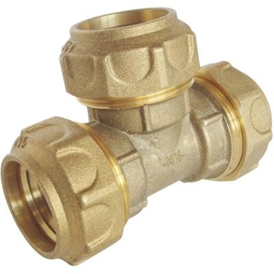 Somatherm for you - Raccordo in ottone per tubo PE D20 - Raccordo a compressione esterno - Per sistemi di acqua potabile Somatherm for you - Raccordo in ottone per tubo PE D20 - Raccordo a compressione esterno - Per sistemi di acqua potabile