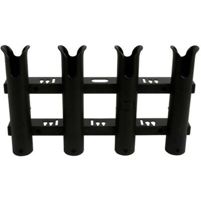 Seanox Black PVC Rod Holder for 4 Rods - Rod Support Seanox Black PVC Rod Holder for 4 Rods - Rod Support