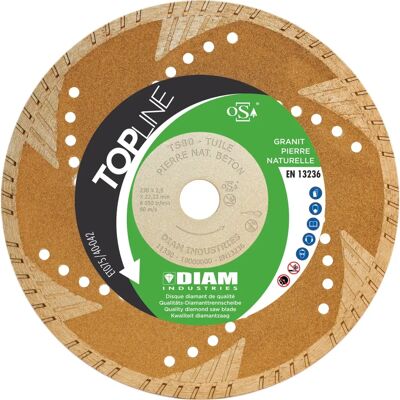 DIAM INDUSTRIES - Diamond saw blade - Natural stone, concrete, tiles, granite - TS80230 DIAM INDUSTRIES - Diamond saw blade - Natural stone, concrete, tiles, granite - TS80230