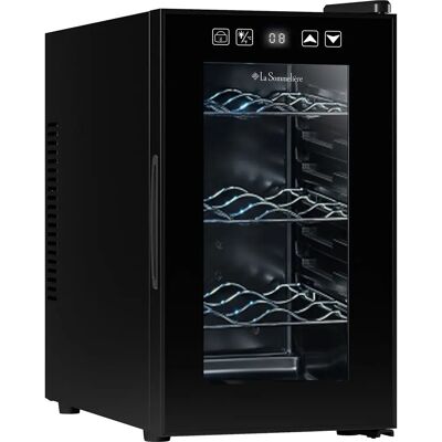 Enfriador de vino La Sommeliere LS8E - Compacto, Negro, 8 Botellas Enfriador de vino La Sommeliere LS8E - Compacto, Negro, 8 Botellas