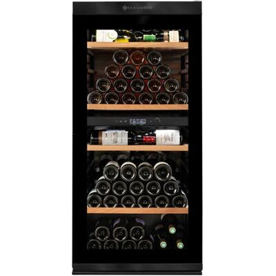 Nevera de vino Climadiff Millesime140DB - Compresor, Negro, 138 Botellas Nevera de vino Climadiff Millesime140DB - Compresor, Negro, 138 Botellas