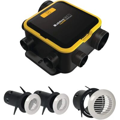 ALDES - EasyHOME AUTO COMPACT - 3 Anschlüsse - Kompakt - Lüftungsset ALDES - EasyHOME AUTO COMPACT - 3 Anschlüsse - Kompakt - Lüftungsset
