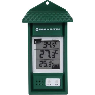 Thermomètre Numérique Mini Maxi Spear & Jackson - Vert - 15cm - Publicité Thermomètre Numérique Mini Maxi Spear & Jackson - Vert - 15cm - Publicité