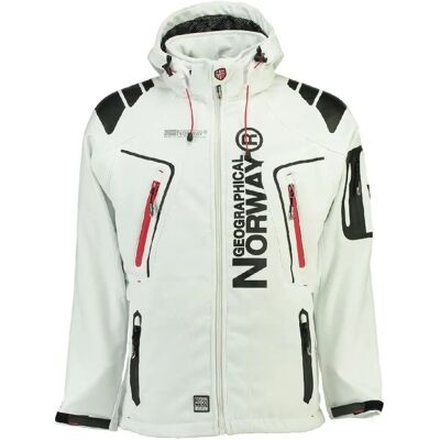 Geographical Norway WU4546H/gn Geacă albă rezistentă la vânt și apă Geographical Norway WU4546H/gn Geacă albă rezistentă la vânt și apă