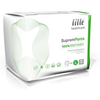 Lille Suprem L Inkontinenz-Hosen - Maxi - Atmungsaktiv & Komfortabel Lille Suprem L Inkontinenz-Hosen - Maxi - Atmungsaktiv & Komfortabel