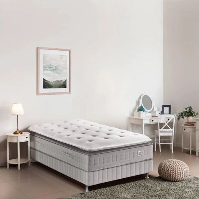 Modèle SW5 Simmons Matelas à ressorts ensachés avec surmatelas en mousse à mémoire - Matelas - Publicité Modèle SW5 Simmons Matelas à ressorts ensachés avec surmatelas en mousse à mémoire - Matelas - Publicité