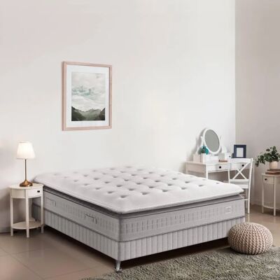 Matelas Simmons SW5 à ressorts ensachés et surmatelas en mousse à mémoire - Matelas - Publicité Matelas Simmons SW5 à ressorts ensachés et surmatelas en mousse à mémoire - Matelas - Publicité