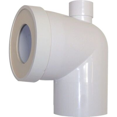 REGIPLAST Model D.100 - 90° Kolanko toaletowe z męskim zakończeniem REGIPLAST Model D.100 - 90° Kolanko toaletowe z męskim zakończeniem