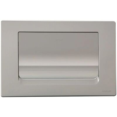 REGIPLAST Panel de control - Cromo mate - 170M - Intercambiable, Un solo botón, 160x245 mm REGIPLAST Panel de control - Cromo mate - 170M - Intercambiable, Un solo botón, 160x245 mm