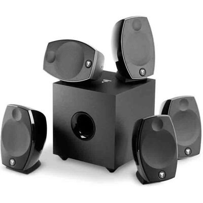 Focal-JMlab Kompakt 5.1 Heimkinosystem Schwarz Focal-JMlab Kompakt 5.1 Heimkinosystem Schwarz