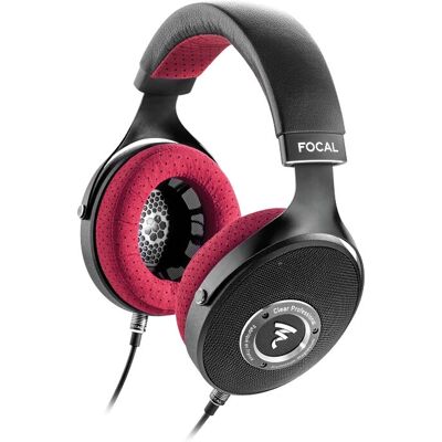 Focal Clear Professional Kopfhörer - Offene Bauweise, Kabelgebunden, Schwarz, Rot Focal Clear Professional Kopfhörer - Offene Bauweise, Kabelgebunden, Schwarz, Rot