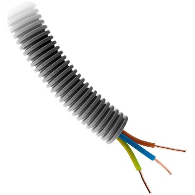 Zenitech HO7VU 3x 2,5mm² cable conduit - 20mm diameter - 100m length - NF cert. Zenitech HO7VU 3x 2,5mm² cable conduit - 20mm diameter - 100m length - NF cert.