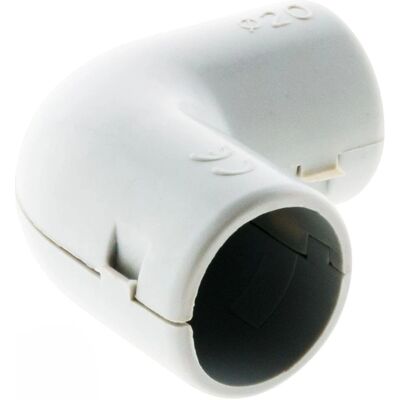 ZENITECH Équerres pour tubes 20mm gris - Fixations pour conduits ZENITECH Équerres pour tubes 20mm gris - Fixations pour conduits