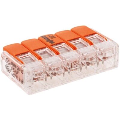 WAGO S221 - Pack de 3 bornes à connexion rapide pour fils souples et rigides - Publicité WAGO S221 - Pack de 3 bornes à connexion rapide pour fils souples et rigides - Publicité