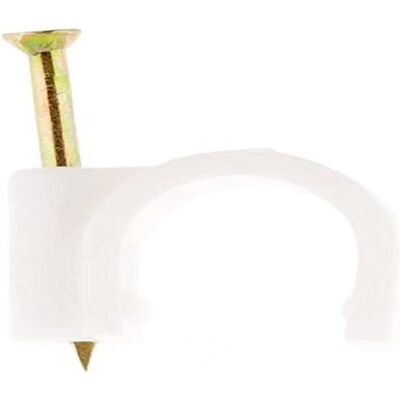 Zenitech 100 Clips para cables Ø14mm blancos - Clips para cables Zenitech 100 Clips para cables Ø14mm blancos - Clips para cables