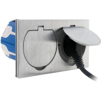 Zenitech Przenośny gniazdko uziemiające 16A 2P+T - IP55 Metal Zenitech Przenośny gniazdko uziemiające 16A 2P+T - IP55 Metal