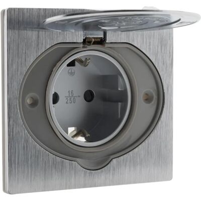 Zenitech Außensteckdose 16A SCHUKO - Wandstrombuchse Zenitech Außensteckdose 16A SCHUKO - Wandstrombuchse