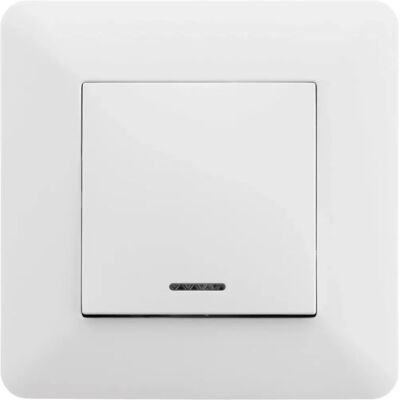 Artezo Wit met LED-indicator - Schakelaar Artezo Wit met LED-indicator - Schakelaar