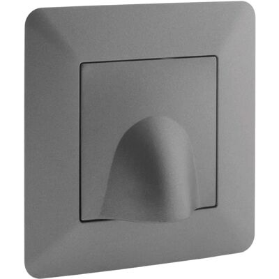Plaque sortie de câble Artezo 16A Titanium - Publicité Plaque sortie de câble Artezo 16A Titanium - Publicité