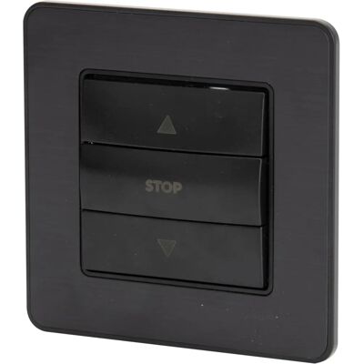 Włącznik rolet Zenitech Kouro czarny 10A Włącznik rolet Zenitech Kouro czarny 10A