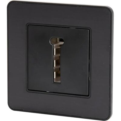 Zenitech Kouro Czarna 8-stykowa gniazdo telefoniczne Zenitech Kouro Czarna 8-stykowa gniazdo telefoniczne