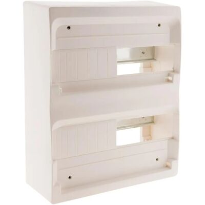 Zenitech 26 Module Surface Electrical Distribution Box - White Zenitech 26 Module Surface Electrical Distribution Box - White