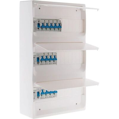 Skrzynka Elektryczna Zenitech T5 39 Modułów - Biała - Szafka Elektryczna Skrzynka Elektryczna Zenitech T5 39 Modułów - Biała - Szafka Elektryczna