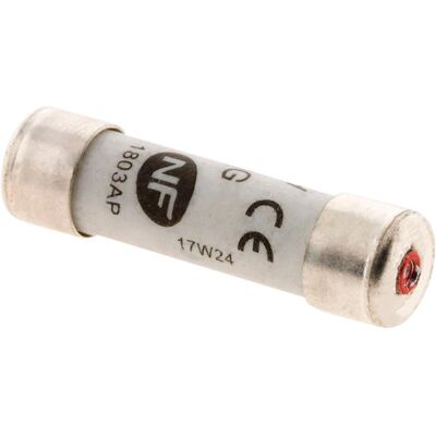 Fusibile in Ceramica Zenitech 8,5x31,5mm 20A con Spia Fusibile in Ceramica Zenitech 8,5x31,5mm 20A con Spia