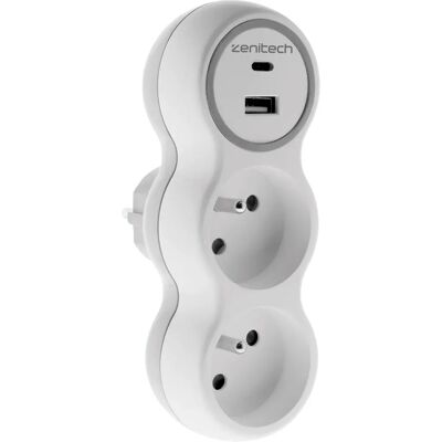 ZENITECH Biplite - Stromversorgung - 3680 Wh - 230 V - Typ E - USB-C ZENITECH Biplite - Stromversorgung - 3680 Wh - 230 V - Typ E - USB-C
