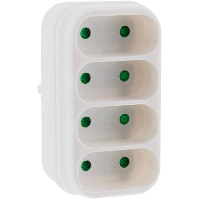 Zenitech Quadriplite 6A grenuttag - power strip Zenitech Quadriplite 6A grenuttag - power strip