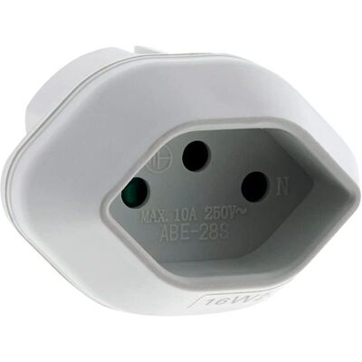 ZENITECH Reseadapter - Schweiz till Frankrike, 10A, CE ZENITECH Reseadapter - Schweiz till Frankrike, 10A, CE