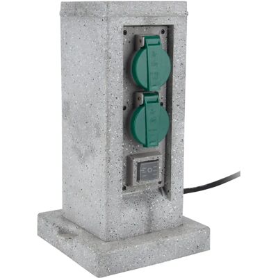 ZENITECH Zewnętrzna gniazdko ogrodowe - 4x16A, 2 przełączniki, 5m kabel ZENITECH Zewnętrzna gniazdko ogrodowe - 4x16A, 2 przełączniki, 5m kabel