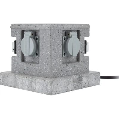 Przedłużacz zewnętrzny ZENITECH - 4x16A + 2 wyłączniki - 4,5m kabel - IP44 Przedłużacz zewnętrzny ZENITECH - 4x16A + 2 wyłączniki - 4,5m kabel - IP44