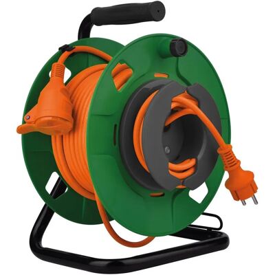 Przedłużacz Zenitech - 17+3m, IP44, 16A, Pomarańczowy Przedłużacz Zenitech - 17+3m, IP44, 16A, Pomarańczowy