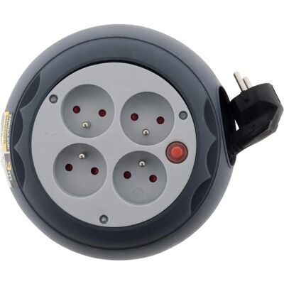 Zenitech Power Extension Reel - 4 Outlets 16A - 3m - Compact Zenitech Power Extension Reel - 4 Outlets 16A - 3m - Compact