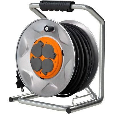 Przedłużacz Zenitech - 35m, 4 gniazda, IP44 Przedłużacz Zenitech - 35m, 4 gniazda, IP44