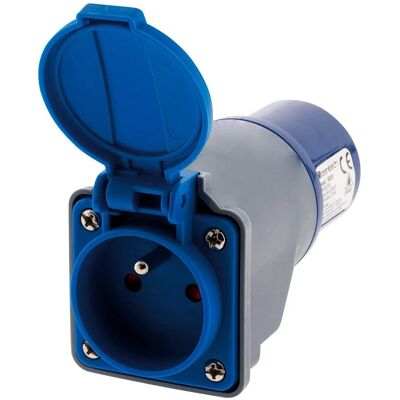 Adaptateur d'alimentation étanche IP44 Zenitech CEE17 Femelle Male 16A - Publicité Adaptateur d'alimentation étanche IP44 Zenitech CEE17 Femelle Male 16A - Publicité