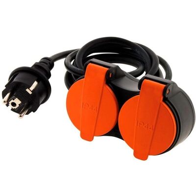 Zenitech Rallonge Extérieure 5m IP44 H07RN-F 3x1,5mm - Câble d'extension - Publicité Zenitech Rallonge Extérieure 5m IP44 H07RN-F 3x1,5mm - Câble d'extension - Publicité