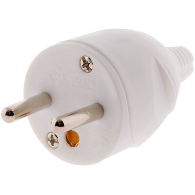 ZENITECH 199435 Fiche électrique blanche - Fiche électrique ZENITECH 199435 Fiche électrique blanche - Fiche électrique