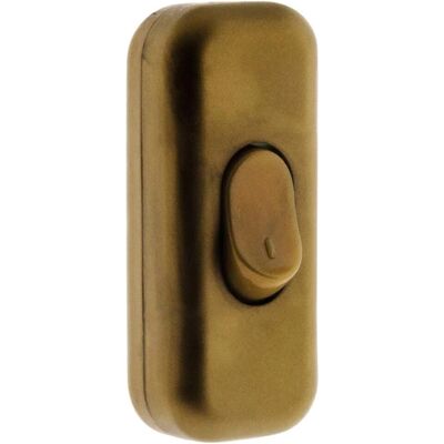 ZENITECH 199604 Interruptor de luz dourado - Unipolar 2A ZENITECH 199604 Interruptor de luz dourado - Unipolar 2A
